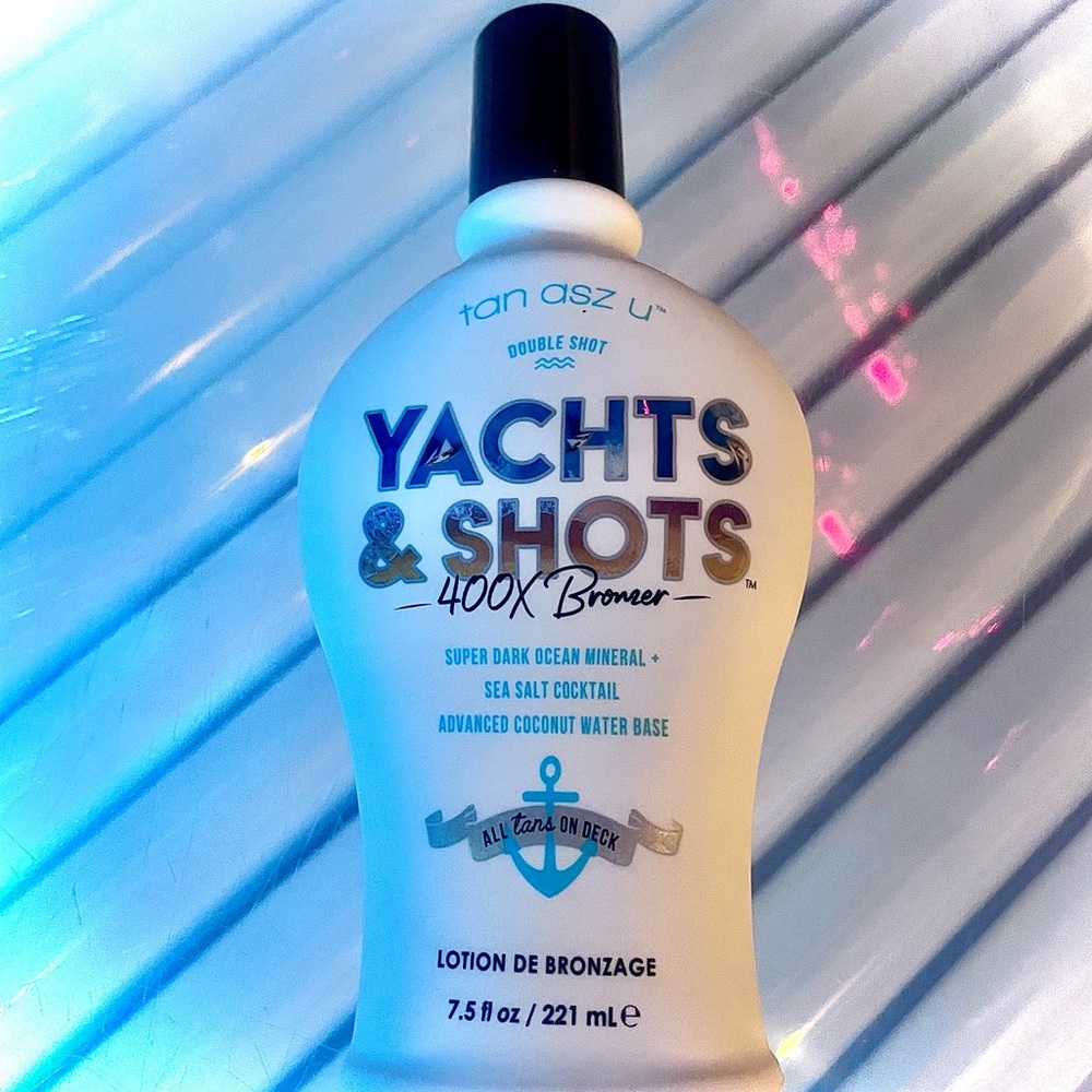 Cream Suncare & Tanning Lotion with Nautical Design